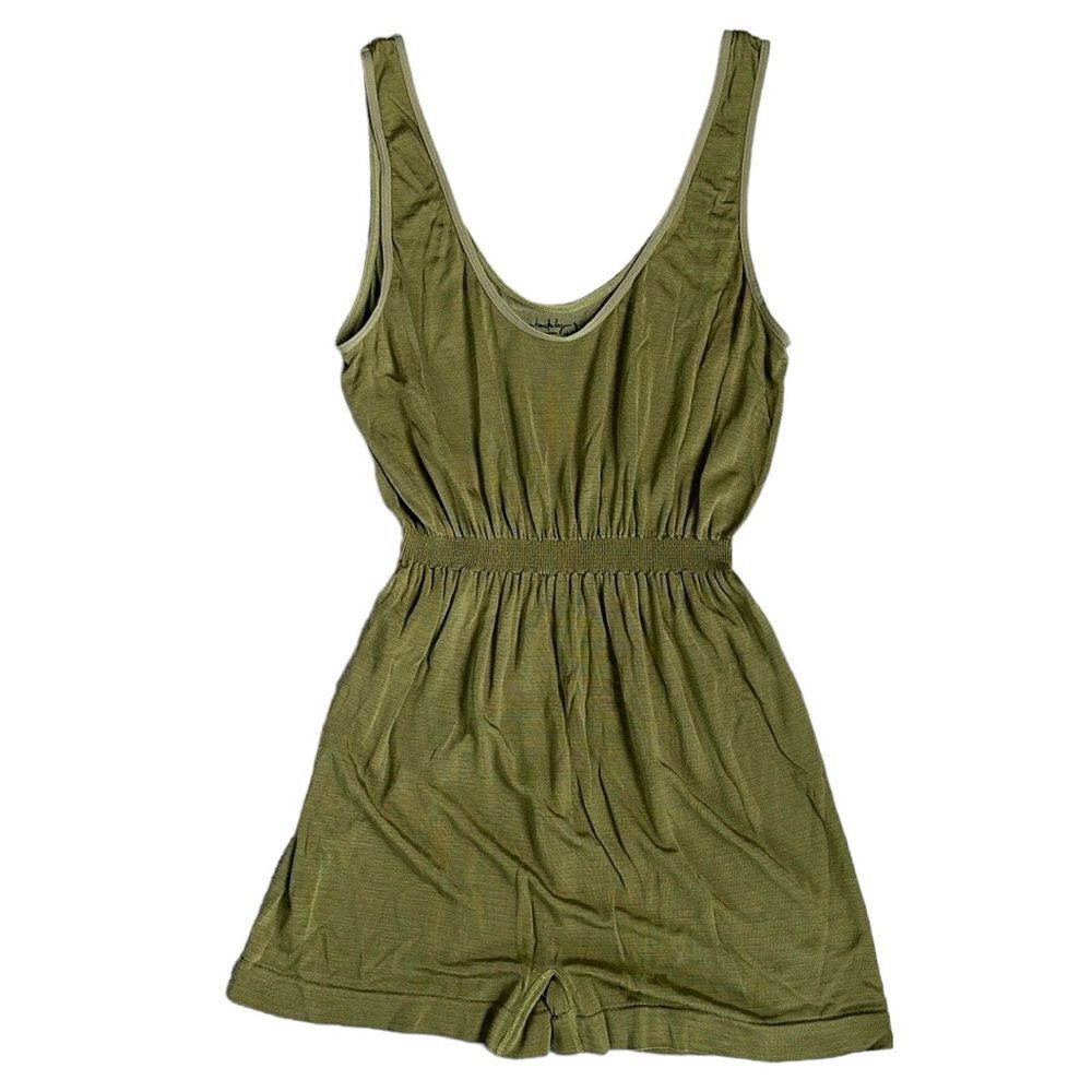 NWOT Intimately Free People Sleeveless Romper Elastic Waist Olive Green XS/S